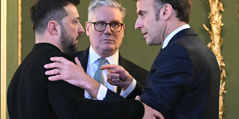 Macron: Französisch-britische Truppen in die Ukraine