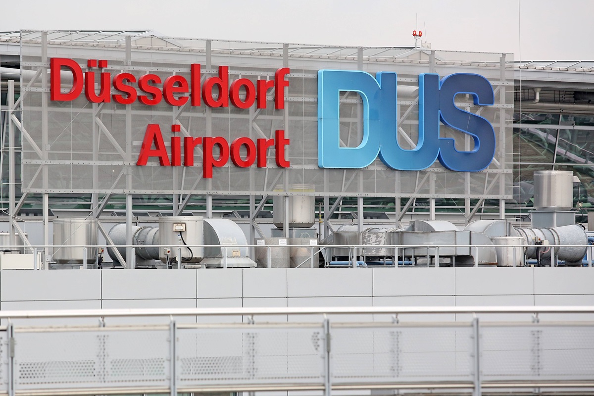 Flughafen Düsseldorf: Laden am Airport - Marke kennt in den Niederlanden jeder