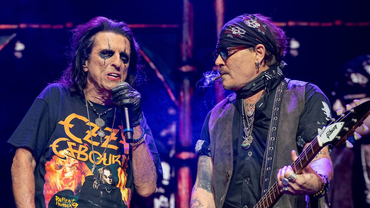 Überraschungsauftritt in London: Johnny Depp und Alice Cooper würdigen gemeinsam Ozzy Osbourne