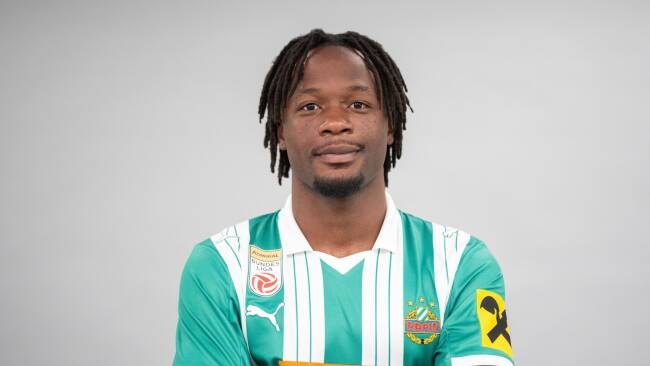 FUSSBALL: MANNSCHAFTSFOTOTERMIN SK RAPID: CLAUDY M'BUYI