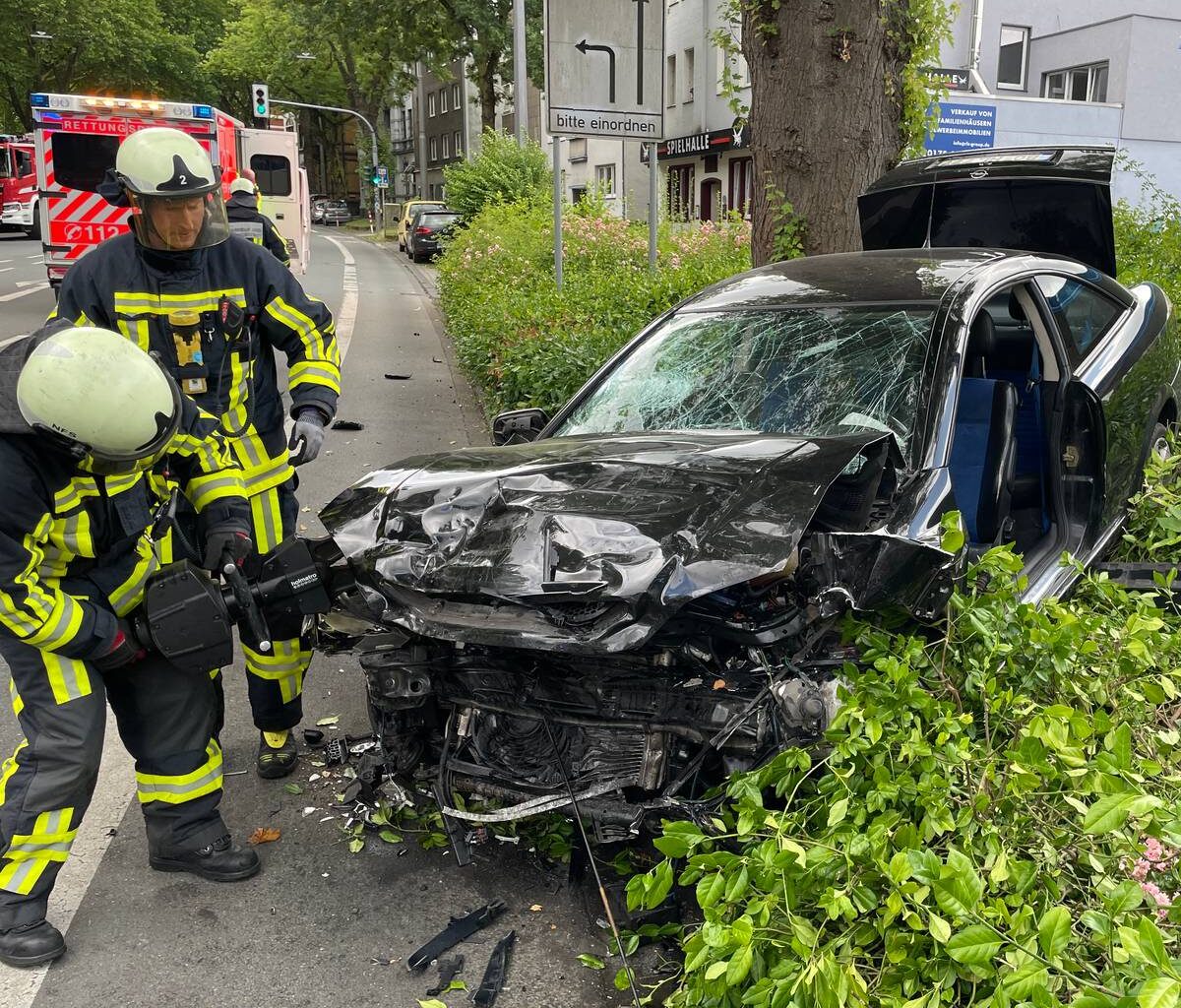 Bochum: Schwerer Unfall auf Wittener Straße