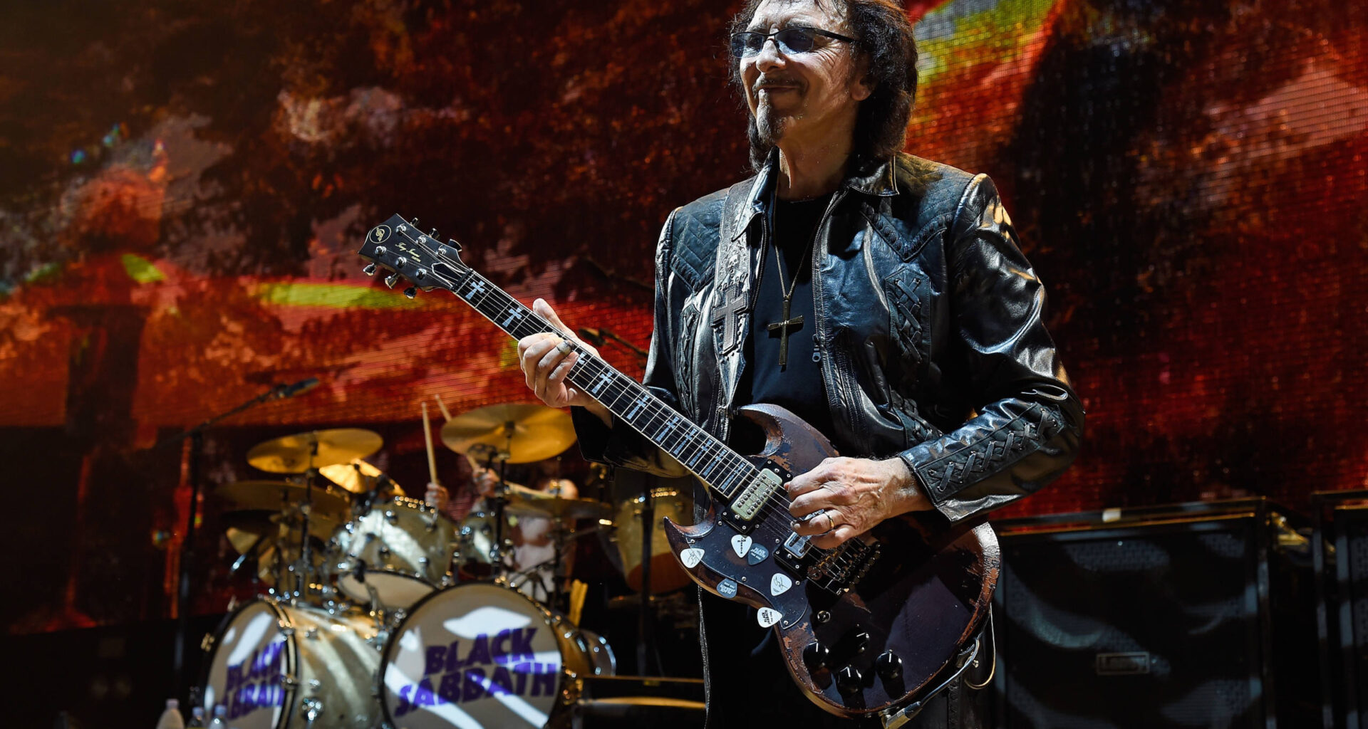 Tony Iommi und Black Sabbath bei der "The End Tour", 2016.