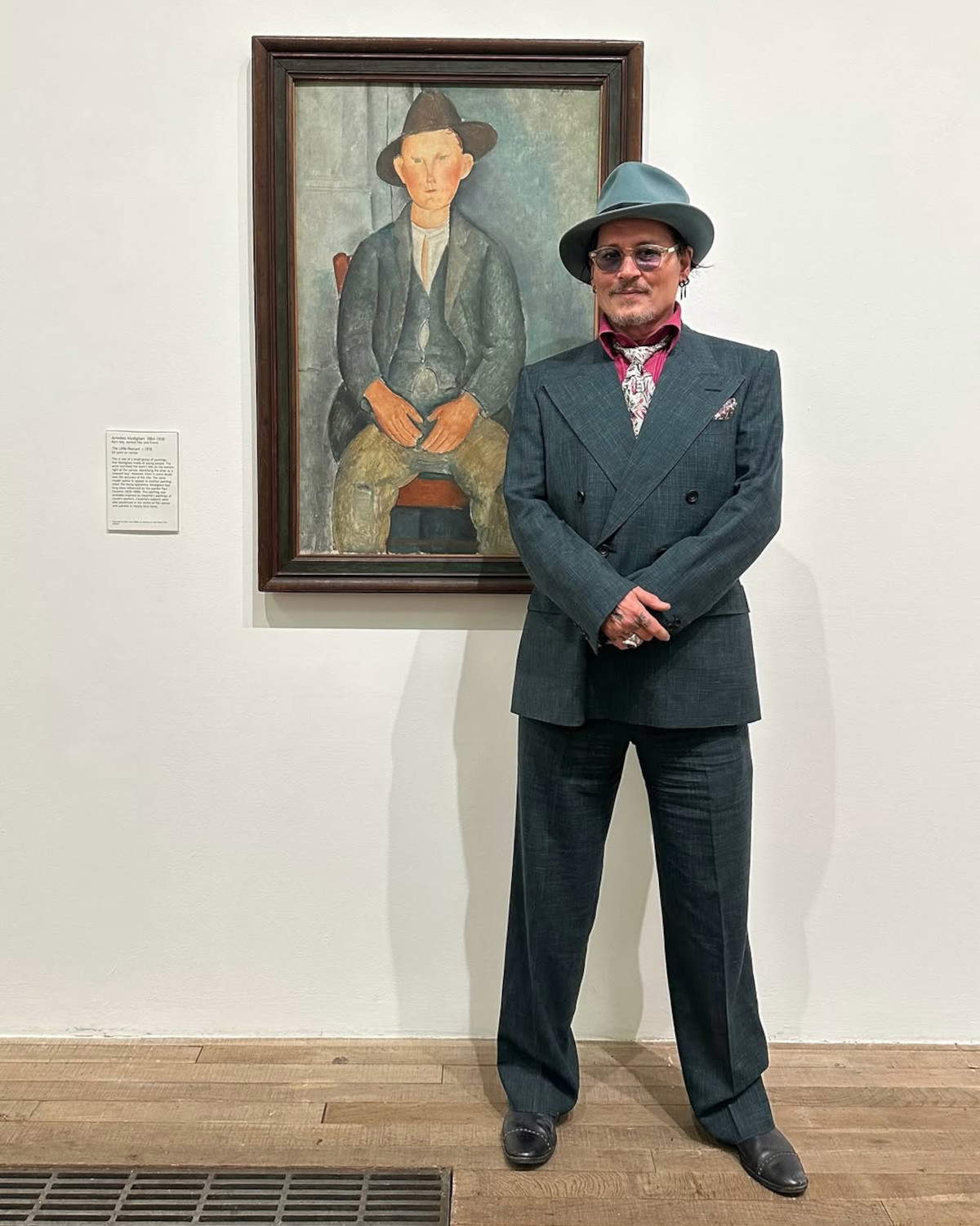 Johnny Depp in der Tate Modern für Modigliani
