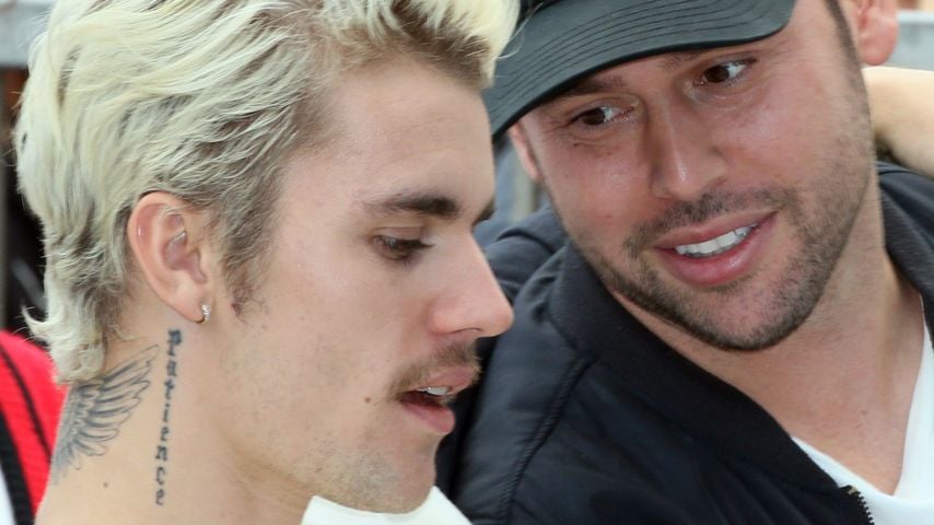 Justin Bieber und Scooter Braun im Januar 2020