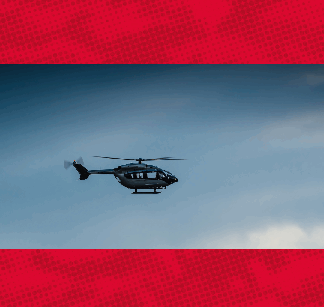 Suche nach Dieben: Polizeihubschrauber über Castrop-Rauxel