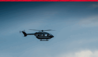 Suche nach Dieben: Polizeihubschrauber über Castrop-Rauxel
