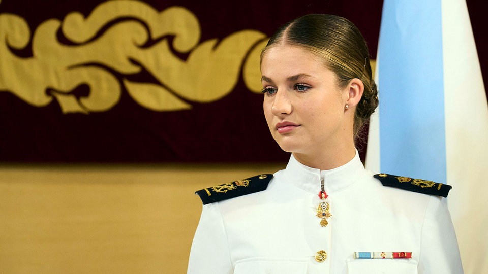 Kronprinzessin Leonor: Bewegende Rede zum Abschluss ihrer Ausbildung bei der Marine