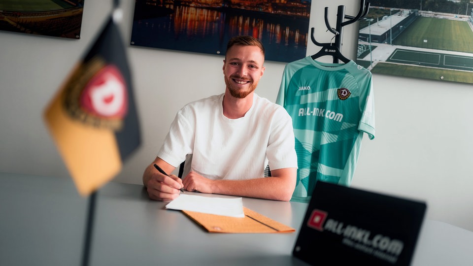 Dynamo Dresden verpflichtet Torhüter Lennart Grill