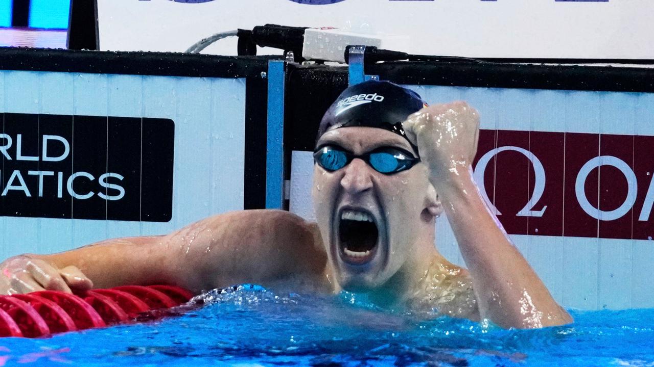 400 Meter Freistil: Lukas Märtens holt Gold bei der Schwimm-WM