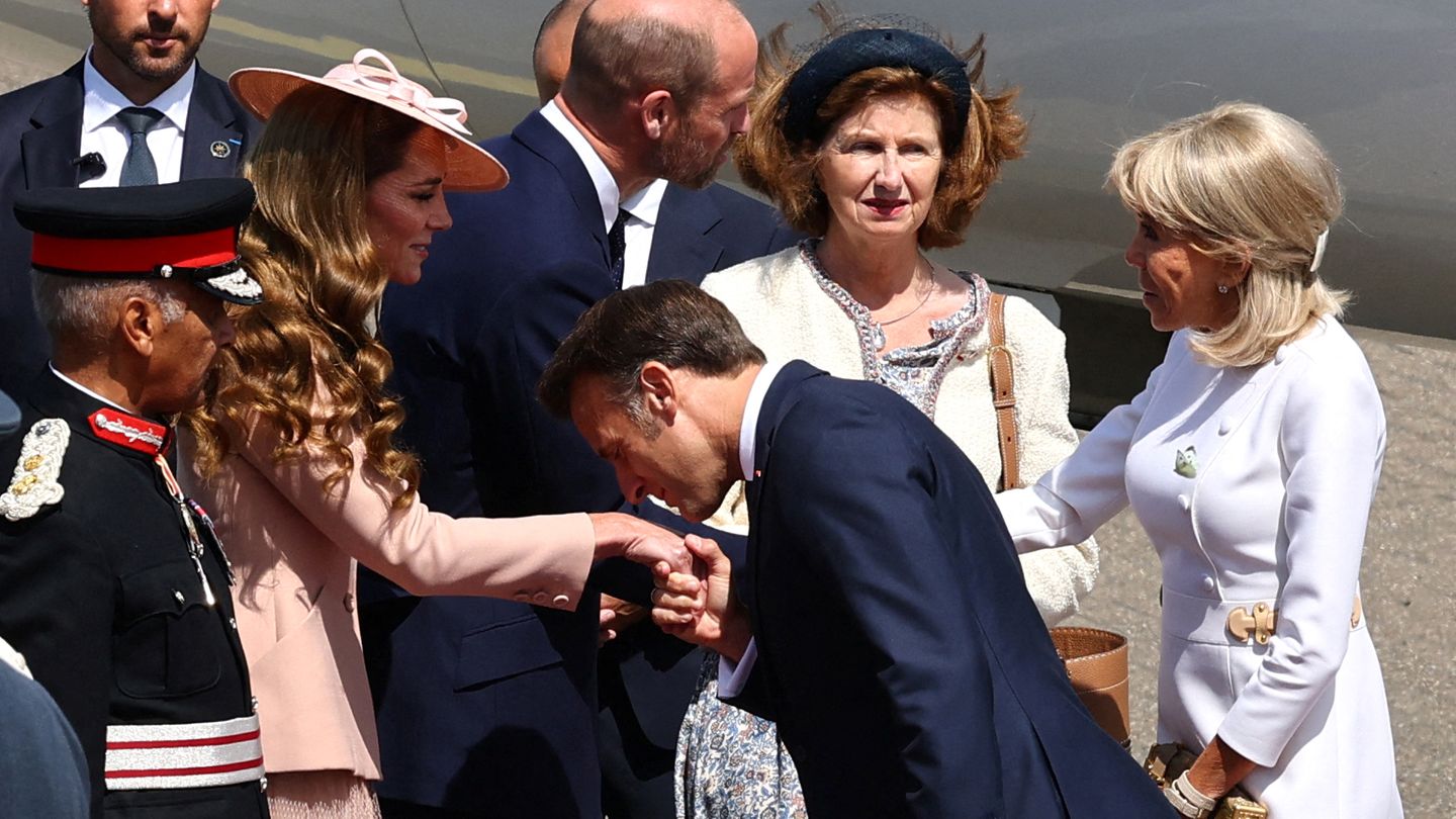 Kate und William begrüßen die Macrons: Der Staatsbesuch in Bildern