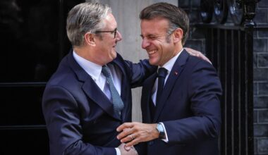 Staatsbesuch in UK: So gut ist die Stimmung bei Emmanuel Macron