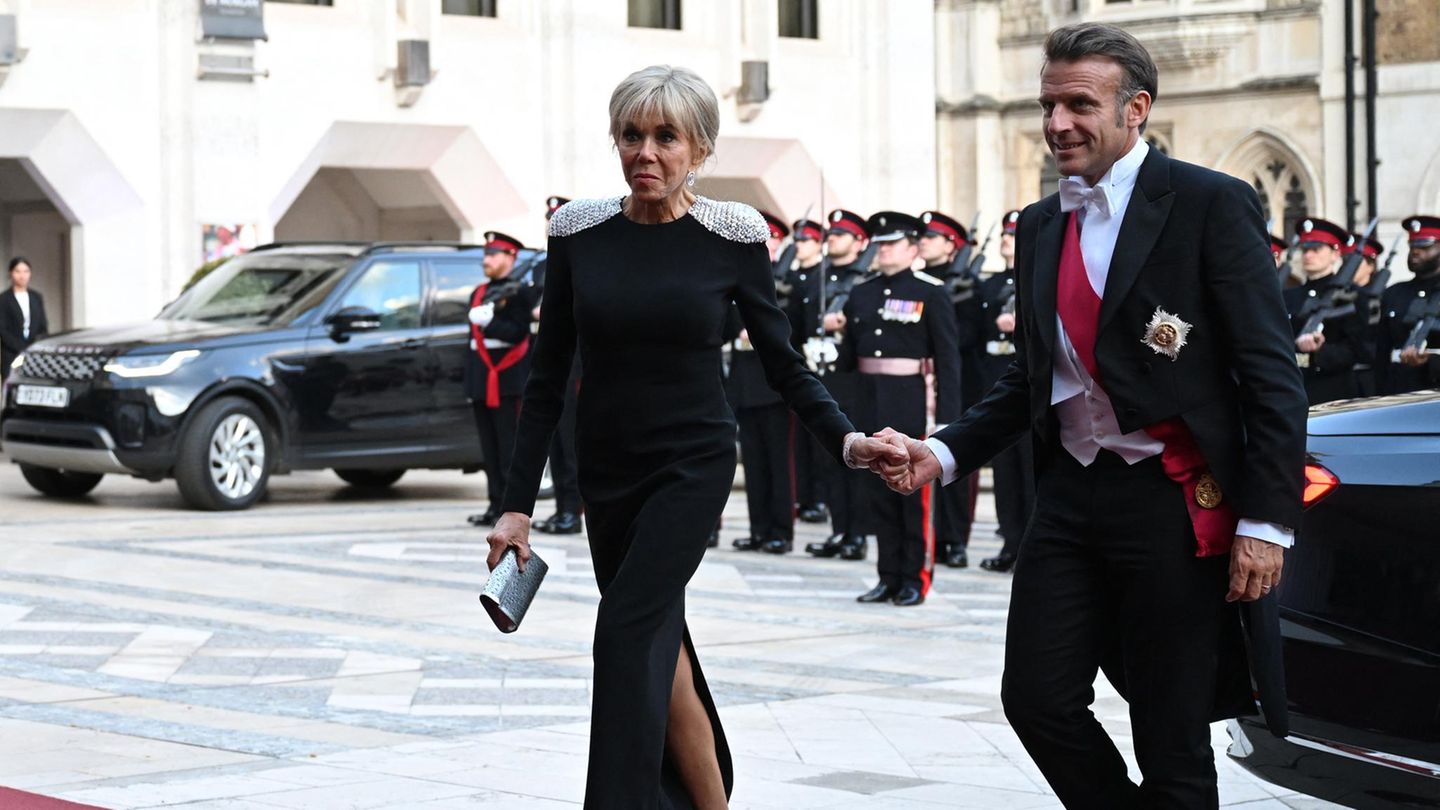 Staatsbesuch in UK: Brigitte und Emmanuel Macron werden mit zweitem Bankett geehrt