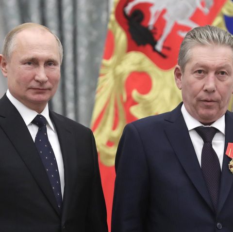 Maganow von Lukoil mit Putin