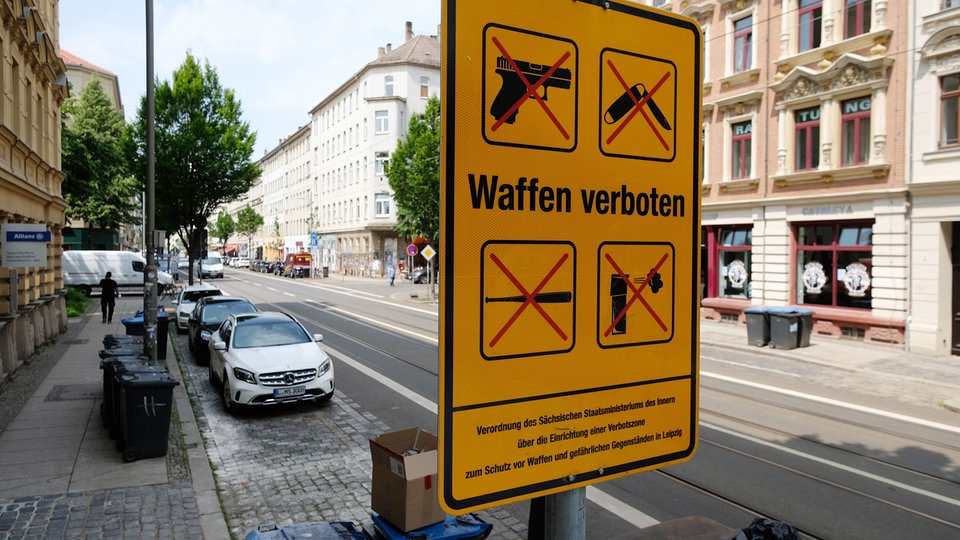 Waffenverbotszone in Leipziger Eisenbahnstraße wird aufgehoben