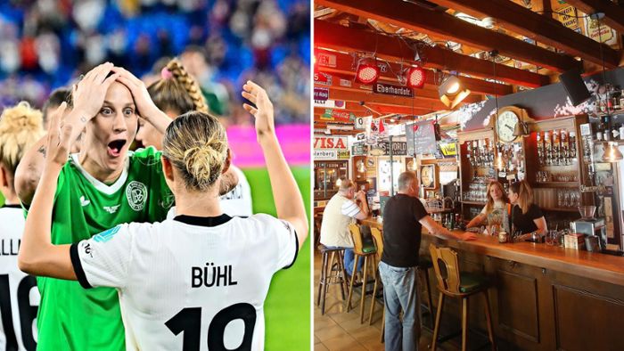 Deutschland im Halbfinale: Wie Bars in Stuttgart auf die Frauen-EM blicken