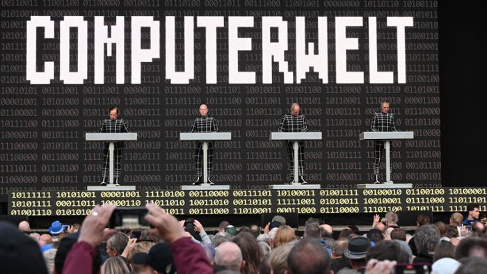 Kraftwerk auf dem Schlossplatz: Die Mensch-Maschinen in Stuttgart