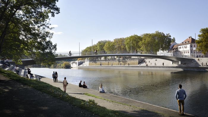 Stuttgarts marode Brücken: So soll die neue Wilhelmsbrücke aussehen