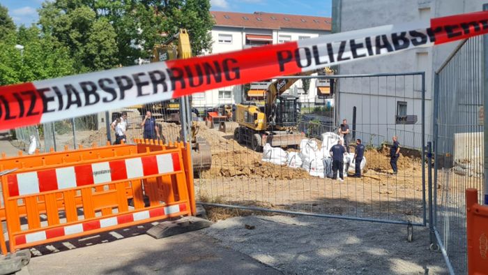 Einsatz in Bad Cannstatt: Fliegerbombe: Evakuierung abgeschlossen – Drohne sichert Gebiet ab