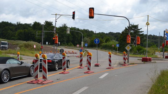 A  81 bei Sindelfingen-Ost: Auffahrt Richtung Stuttgart für ein Jahr dicht