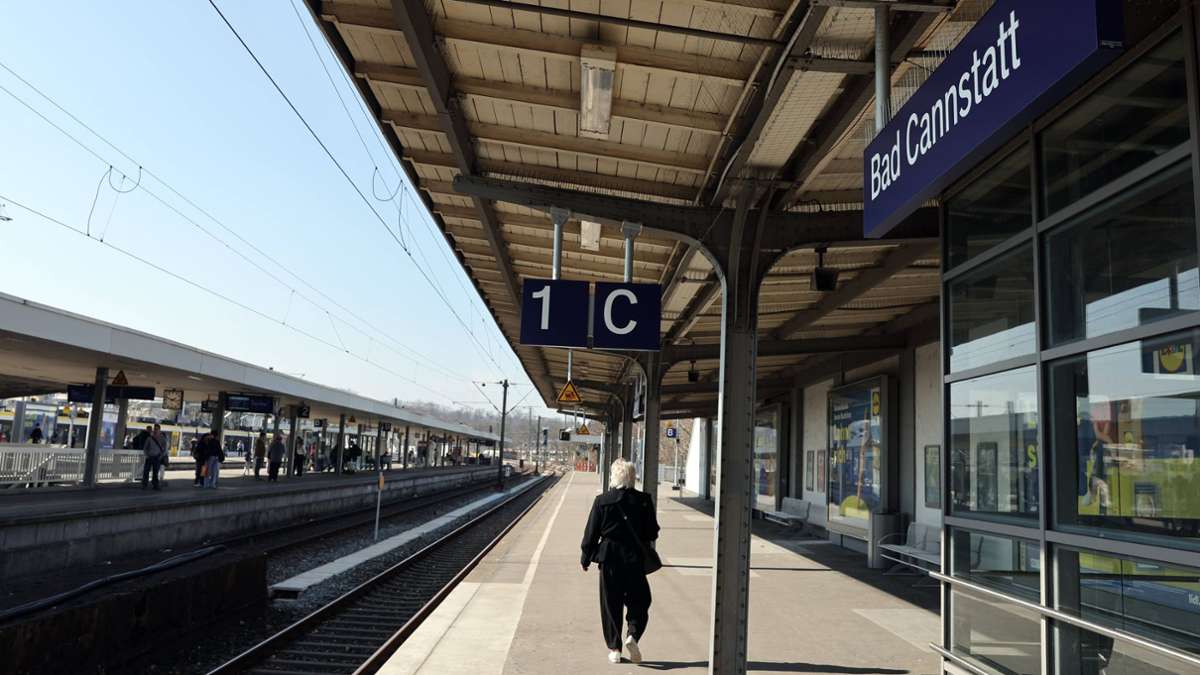 Bad Cannstatt: Bahnhof kurzzeitig gesperrt – zwei S-Bahn-Linien zeitweise betroffen