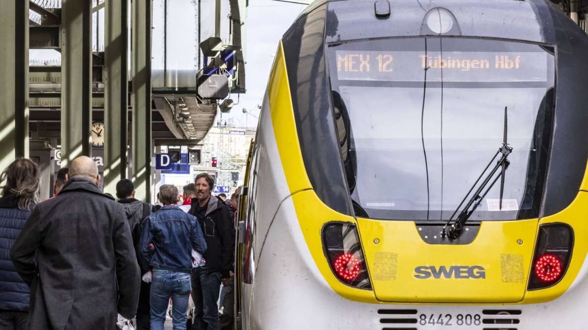 Richtung Stuttgart: Teil- und Vollsperrung: Hier fahren den Sommer über weniger oder keine Züge