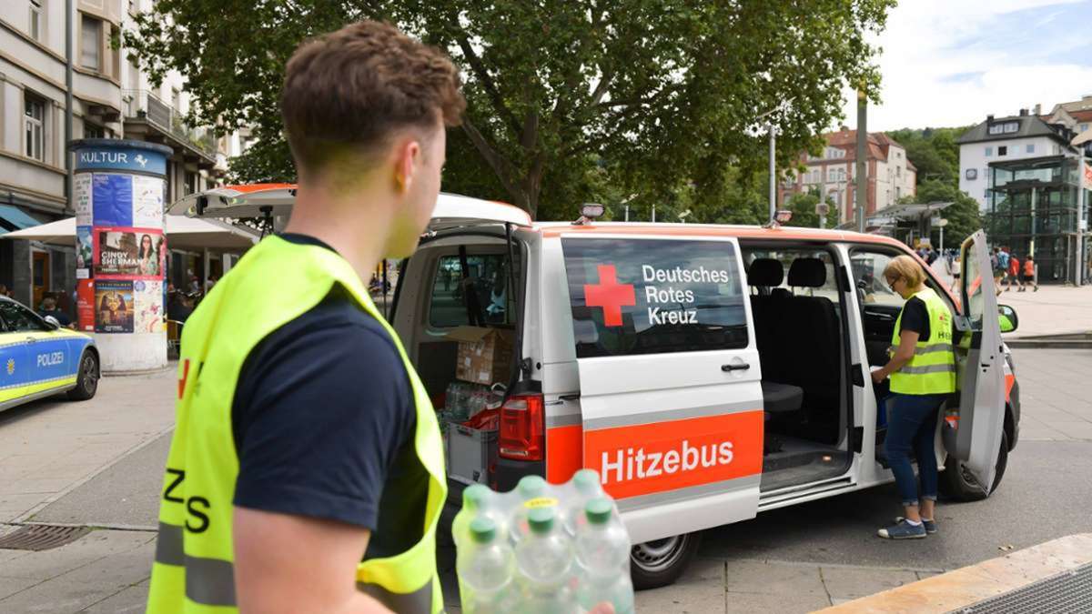 Hitzewelle in Stuttgart: Der Hitzebus hilft Obdachlosen