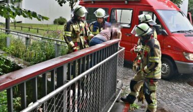 Großeinsatz in Ditzingen: Grundschulkinder vor den Fluten der Glems gerettet - Startseite