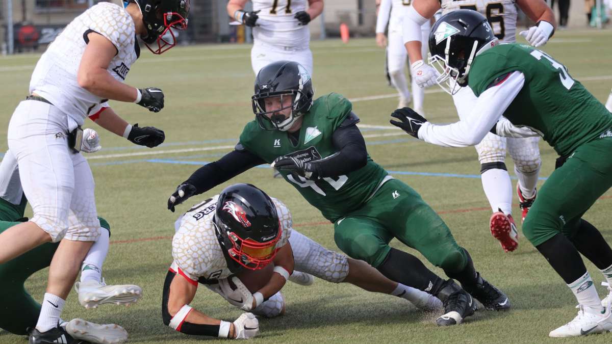 Football Regionalliga: Karlsruhe schickt Alligators mit 14:31 nach Hause
