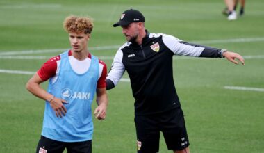 Testspiel des VfB Stuttgart: Der VfB präsentiert sich in Fellbach vor vollen Rängen