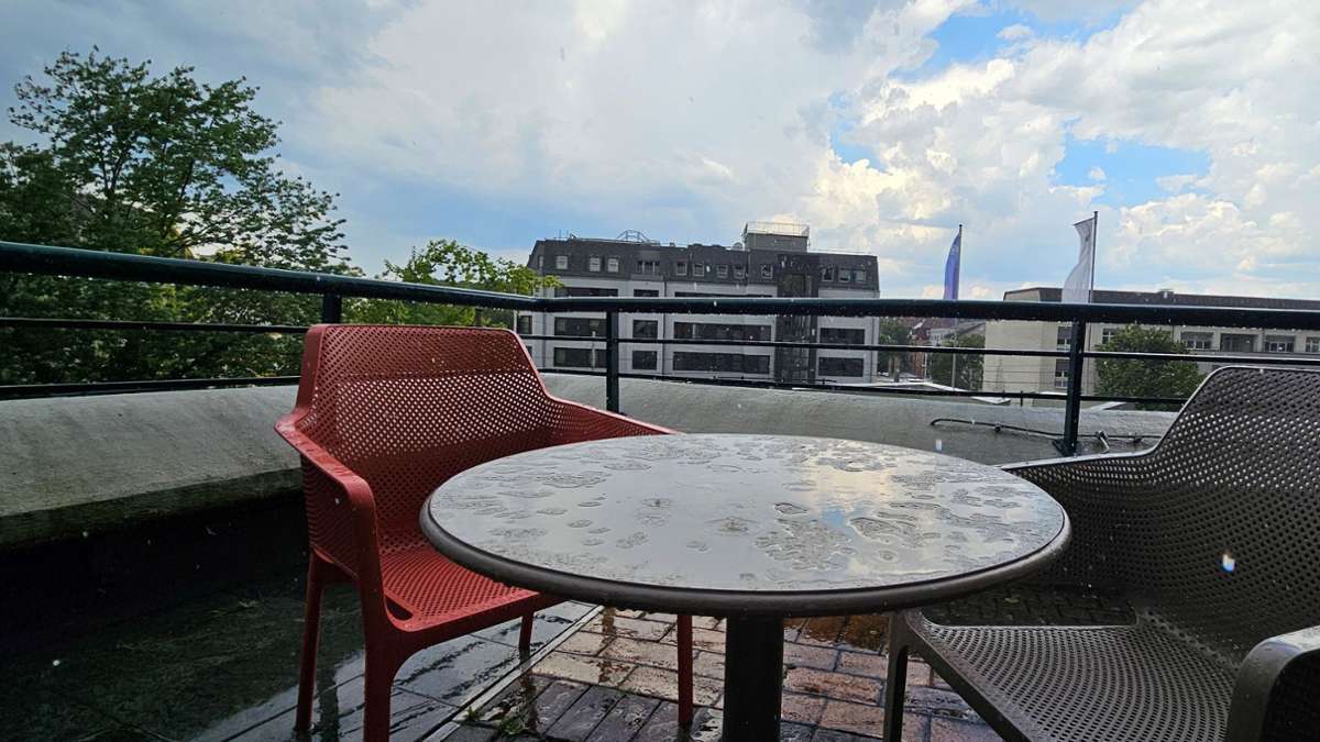 Gewitter nimmt Stuttgart in die Zange