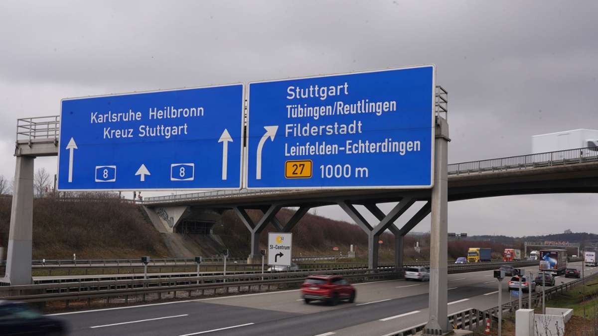 A 8 und B 27: Bauarbeiten am Echterdinger Ei – wieder Sperrungen angekündigt - Kreis