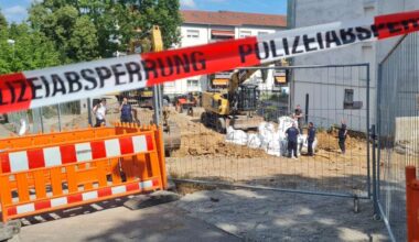 Einsatz in Bad Cannstatt: Fliegerbombe: Evakuierung abgeschlossen – Drohne sichert Gebiet ab