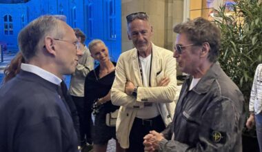 Jazz Open in Stuttgart: Jean-Michel Jarre feiert Tourfinale backstage mit dem Ferrari-Chef