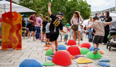 Fest in der Innenstadt: Kinder wollen ihre Stadt bunt und lebendig