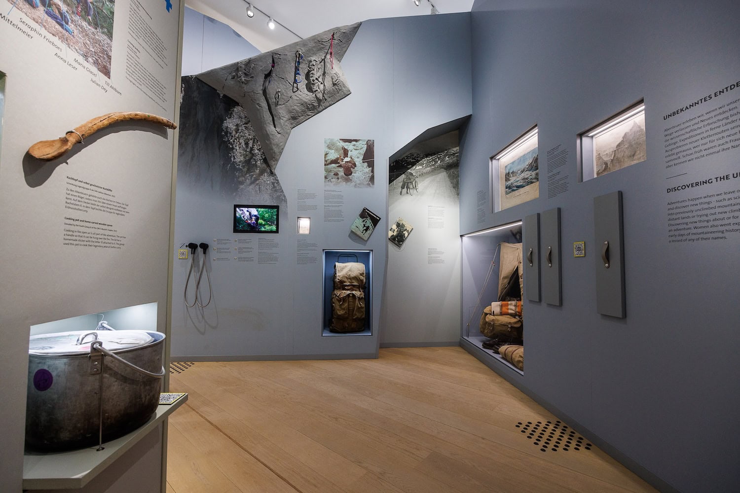 Ausstellung des Alpine Museums in München