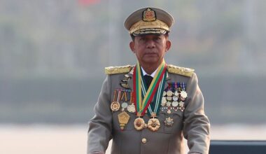 Myanmars Juntachef Min Aung Hlaing lobt Donald Trump für dessen "starke Führung"