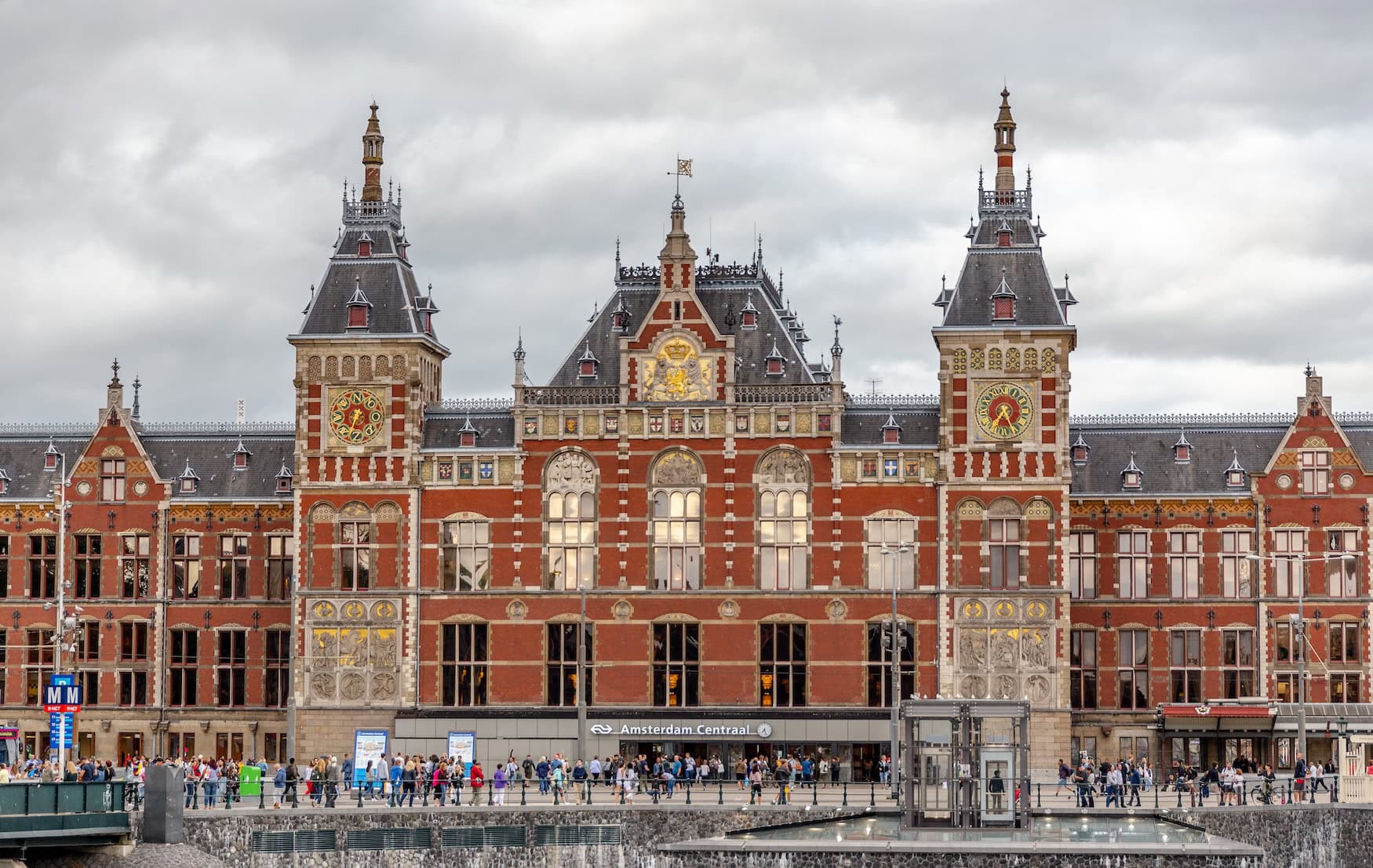 Amsterdam Centraal Station.