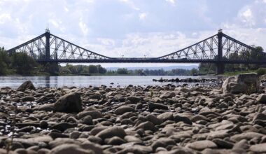 Niedrigwasser: Unwetter mit Starkregen könnten Lage an der Elbe entspannen