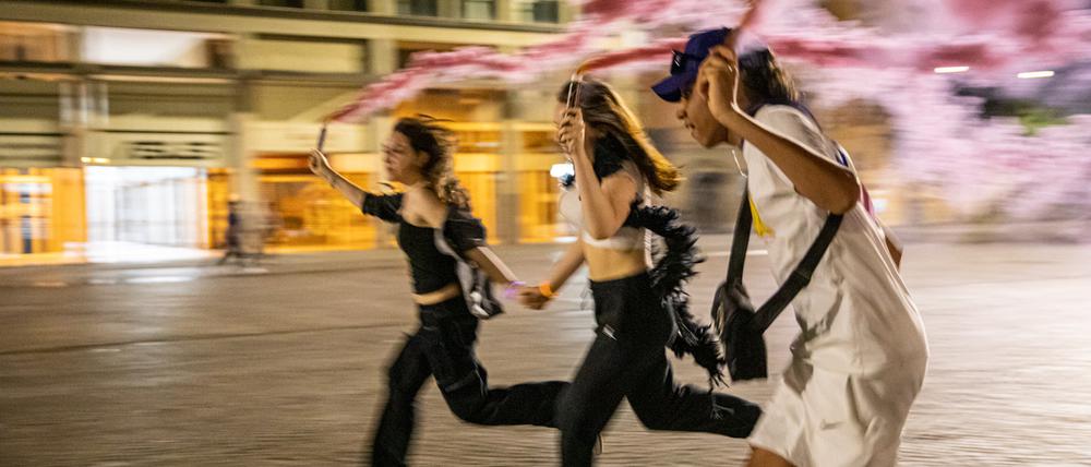 "Nigthwalks with Teenagers" im Humboldt ForumCredits: Margherita Caprilli