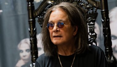 Ozzy Osbourne bei einem Event im Rahmen der Veröffentlichung seines Albums PATIENT NUMBER 9 im kalifornischen Long Beach