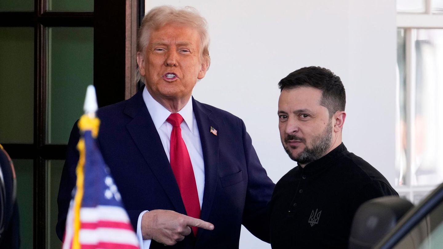 US-Waffen in Gefahr? Donald Trump und Wolodymyr Selenskyj