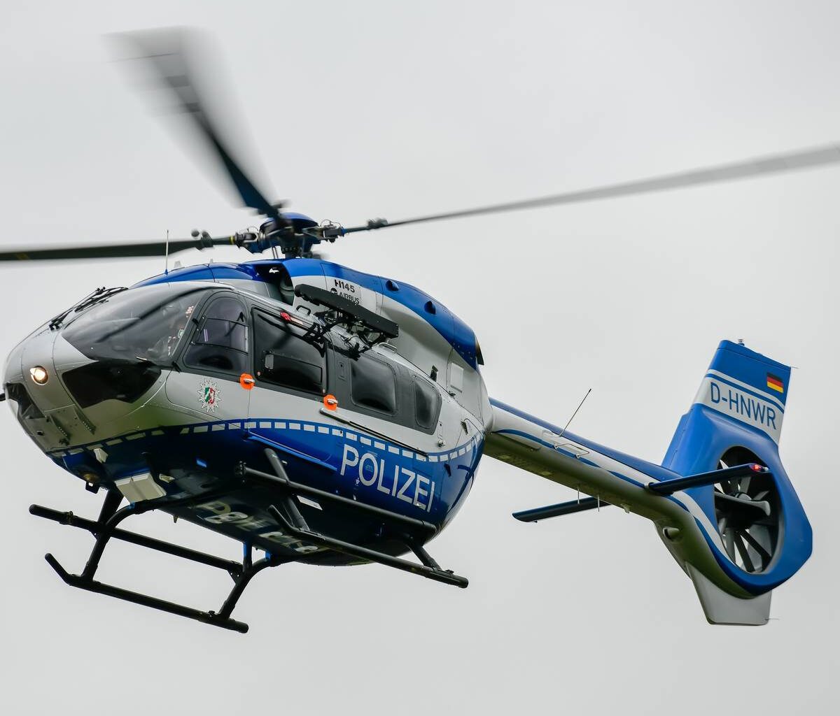 Hubschrauber in Essen sucht Einbrecher