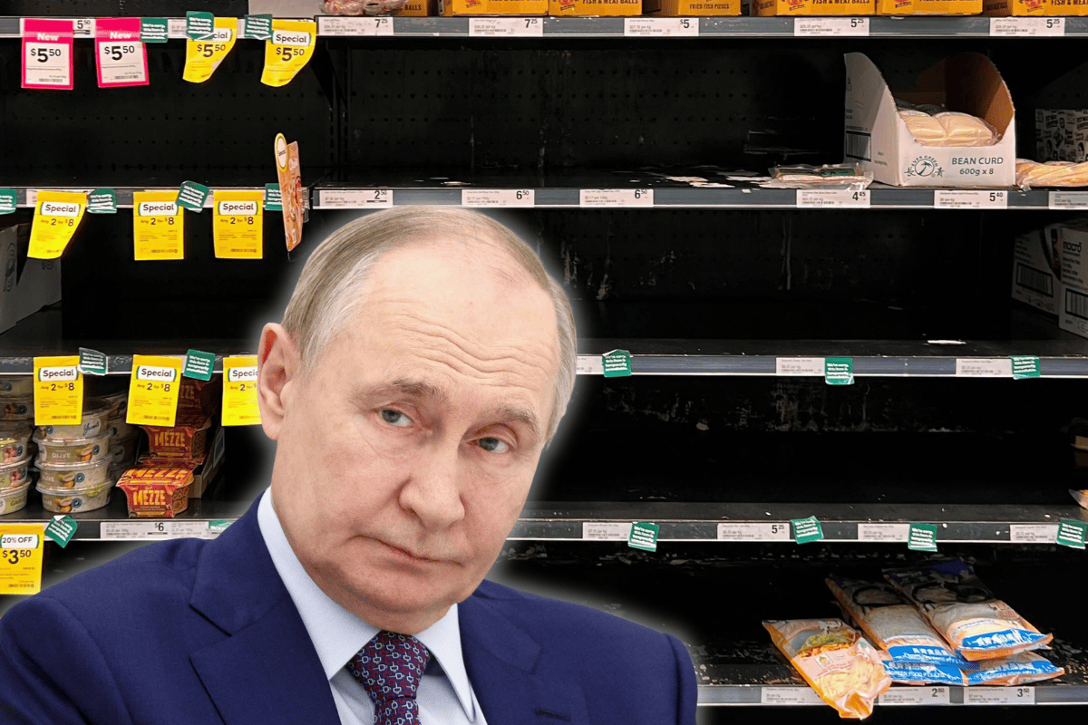 Putin steht vor Lebensmittel-Krise: Russen drohen leere Regale