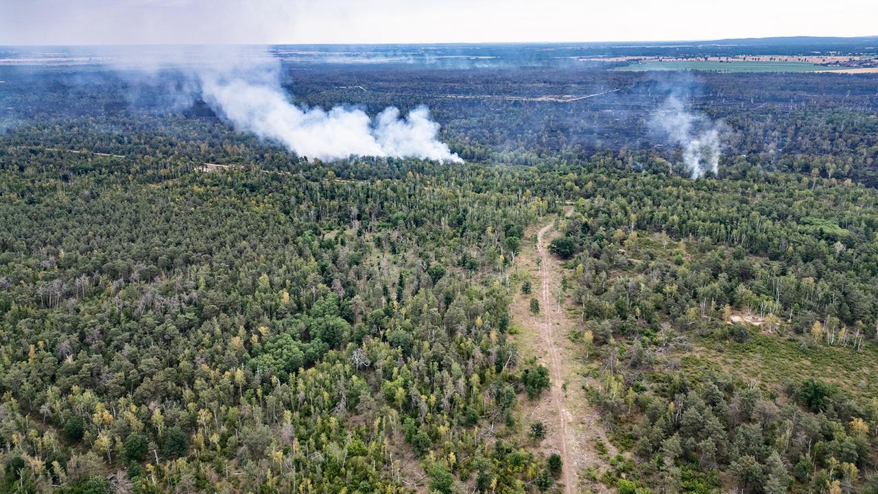 Gohrischheide: Brandenburgische Feuerwehr weiter in Alarmbereitschaft