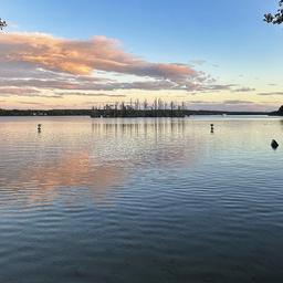 Ausblick auf eine Insel im Scharmützelsee, Bad Saarow, Brandenburg (Quelle: dpa)