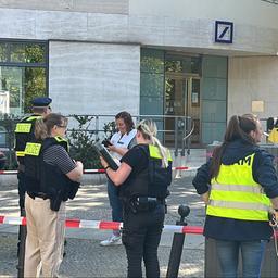 Versuchter Überfall auf Geldtransporter in Berlin-Charlottenburg am 01.07.2025. (Querlle: rbb/Kerstin Breinig)