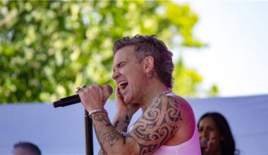 Vor 45.000 Fans: Robbie Williams „entertaint“ Hannover