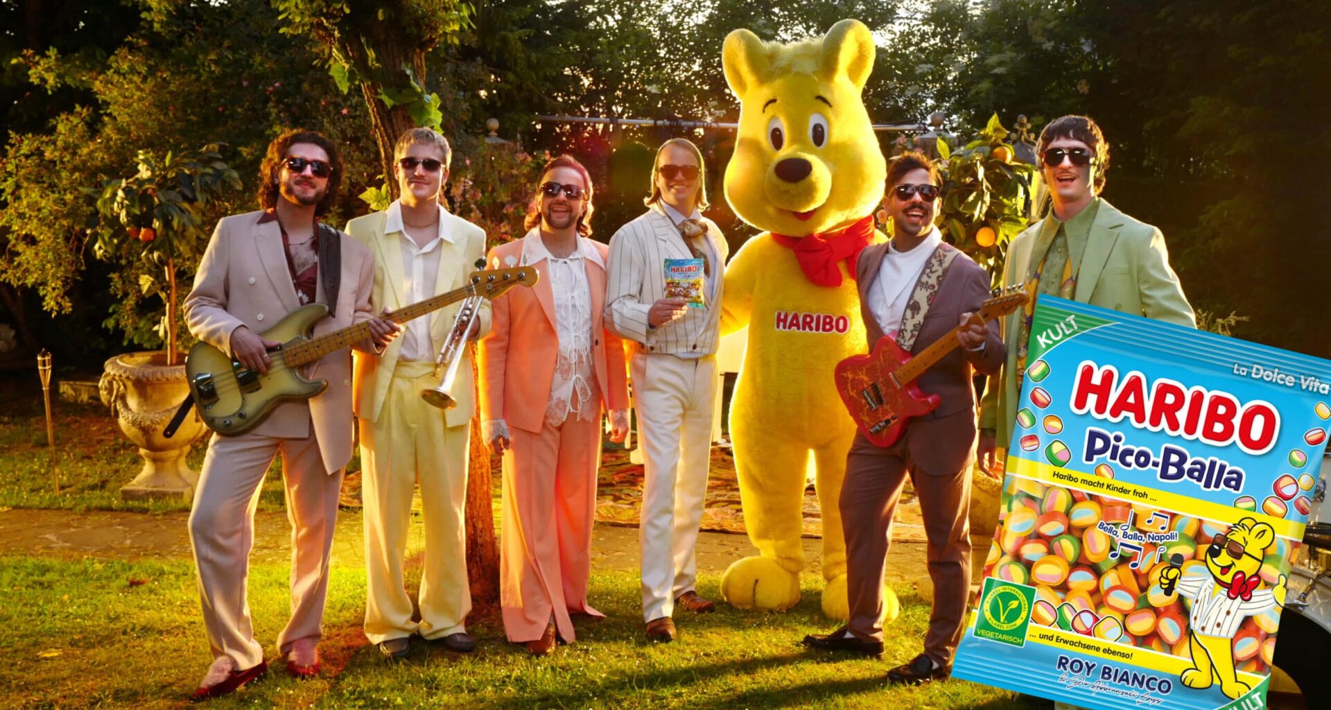 Bella Balla Napoli: Augsburger Band Roy Bianco & Die Abbrunzati Boys kooperiert mit Haribo