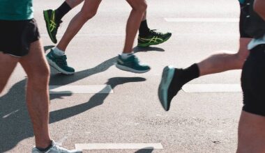 Unsere Staffel beim Münster Marathon