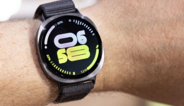 Die Samsung Galaxy Watch 8 an einem Arm